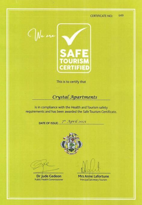 Crystal Apartments Seychelles Seaview Ground Floor Glacis  Eksteriør bilde
